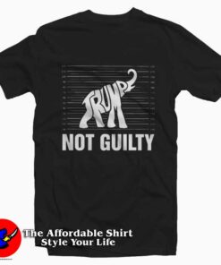 Trump Not Guilty Elephant Graphic T-Shirt