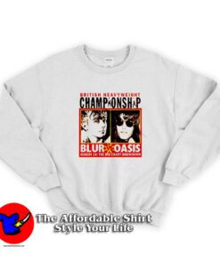 Blur vs Oasis British Heavyweight Championship Sweatshirt