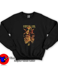 Bring Me The Horizon Skeleton With Eyes Graphic Sweatshirt