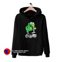 Funny Kermit The Frog Enjoy Cocaine Graphic Hoodie