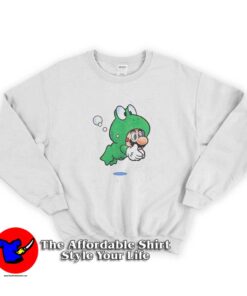 Funny Super Mario Cosplay Frog Unisex Sweatshirt