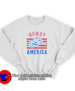 Howdy America Western July 4th Graphic Sweatshirt