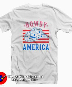 Howdy America Western July 4th Graphic T-Shirt