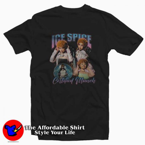 Ice Spice Munch Certified Munch Graphic Tshirt 500x500 Ice Spice Munch Certified Munch Graphic T Shirt On Sale