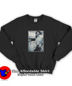 Kurt Cobain Standing Bus Photo Nirvana Sweatshirt