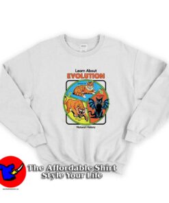 Learn About Evolution Natural History Graphic Sweatshirt