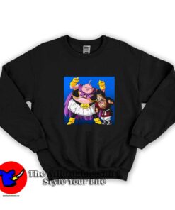Majin Buu & Mr Satan Dragon Ball Z Graphic Sweatshirt