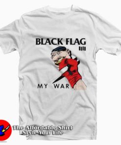 My War Black Flag Album Vintage Graphic T-Shirt