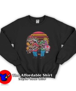 Nintendo Super Mario Retro Friends Graphic Sweatshirt