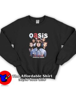 Oasis Band UK Rock Essential Album Sweatshirt