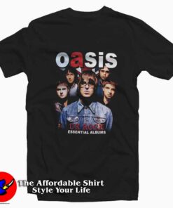 Oasis Band UK Rock Essential Album T-Shirt