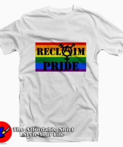 Rainbow Reclaim Pride Graphic Unisex T-Shirt