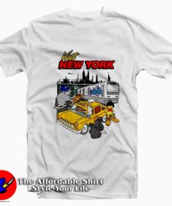 Rat Visit New York Ass Funny Graphic T-Shirt