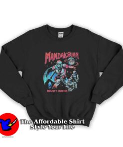 Star Wars The Mandalorian Neon Mandalorian Sweatshirt