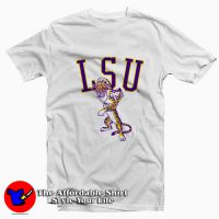 Vintage LSU Drunking Tiger Basketball Funny T-Shirt