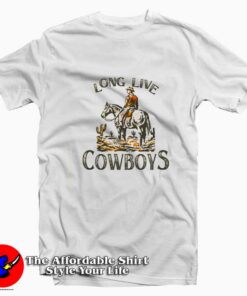 Vintage Long Live the Cowboys Graphic T-Shirt