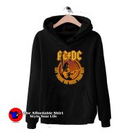 ACDC Let There Be Rock Vintage Graphic Hoodie