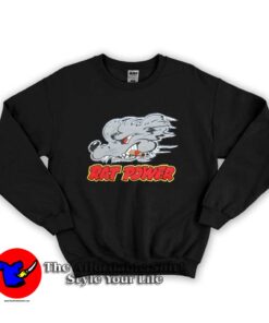 Vintage Rat Power Smoke Cigar Graphic Sweatshirt