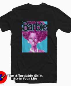 Black Barbie Afro Doll Graphic Unisex T-Shirt