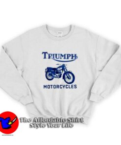 Bob Dylan Triumph Motorcycles Graphic Sweatshirt