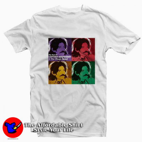 Captain Beefheart The Magic Band Graphic Tshirt 500x500 Captain Beefheart The Magic Band Graphic T Shirt On Sale
