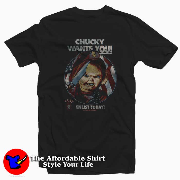 Chucky Wants You Enlist Today Graphic Tshirt 510x510 image Chucky Wants You Enlist Today Graphic Tshirt 510x510 Chucky Wants You Enlist Today Graphic T Shirt On Sale