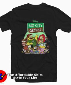 Disney Big City Greens Family Group Camiseta T-Shirt