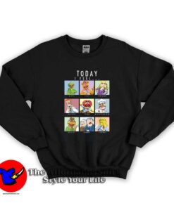 Disney The Muppets Today I Fell Box Up Graphic Sweatshirt