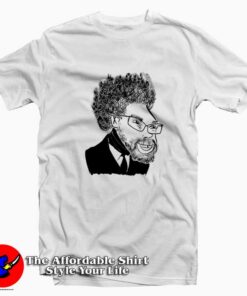 Dr Cornel West Funny Caricature Graphic tshirt
