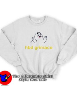 Funny Hbd Grimace 2023 Funny Graphic Sweatshirt