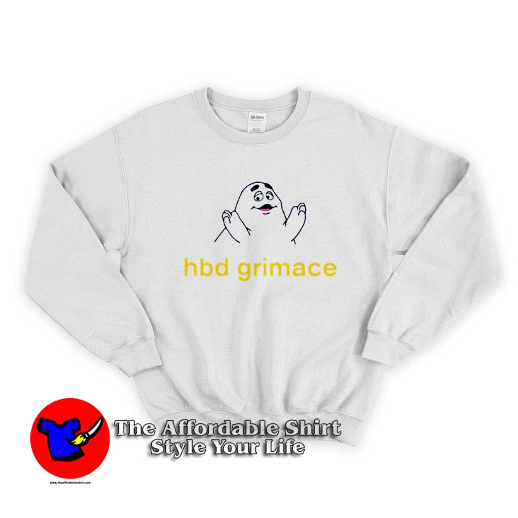 Funny Hbd Grimace 2023 Funny Graphic Sweater 510x510 image Funny Hbd Grimace 2023 Funny Graphic Sweater 510x510 Funny Hbd Grimace 2023 Funny Graphic Sweatshirt On Sale