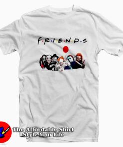 Halloween Frineds Funny Scary Graphic Unisex T-Shirt
