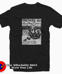 Husker Du Laughing Hyenas Gig Flyer Graphic T-Shirt