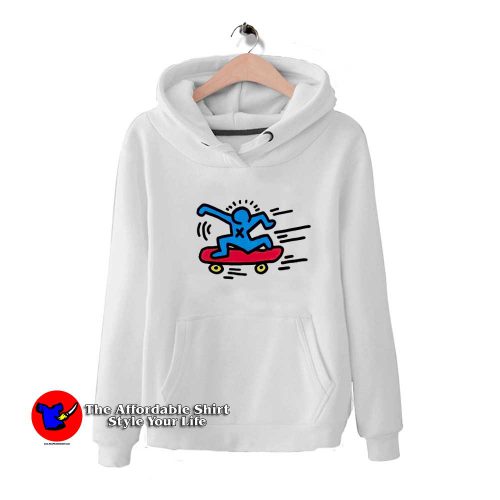 Keith Haring Skater Graphic Unisex Hoodie 500x500 Keith Haring Skater Graphic Unisex Hoodie On Sale