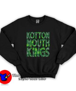 Kotton Mouth Kings Green Leaves Block Logo Sweatshirt