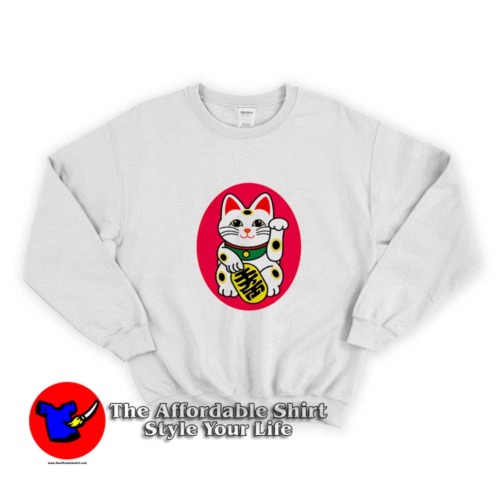 Maneki Neko Lucky Cat Japan Graphic Sweater 510x510 image Maneki Neko Lucky Cat Japan Graphic Sweater 510x510 Maneki Neko Lucky Cat Japan Graphic Sweatshirt On Sale
