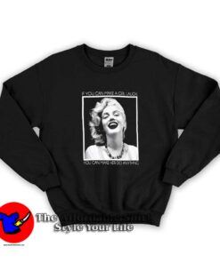 Marilyn Monroe Make Me Laugh Graphic Sweatshirt
