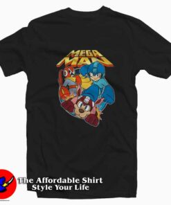 Mega Man Rockman & Rush Graphic Unisex T-Shirt