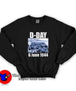 Normandy Landings Invasion D-Day Graphic Sweatshirt