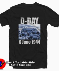 Normandy Landings Invasion D-Day Graphic T-Shirt