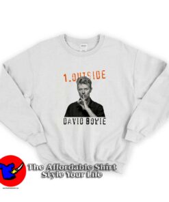 Outside Album Music David Bowie Graphic Sweatshirt