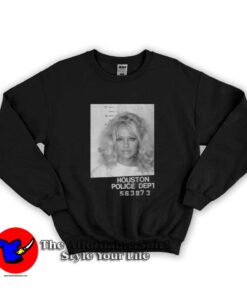 Pamela Anderson Houston Police Graphic Sweatshirt