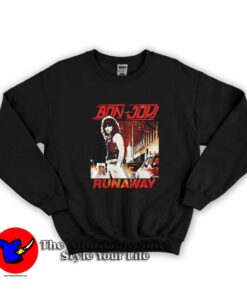 Runaway & Album Art Bon Jovi Graphic Sweatshirt