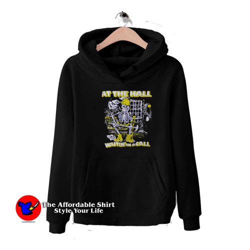 Skeleton At The Hall Waiting On a Call Graphic Hoodie 500x500 Skeleton At The Hall Waiting On a Call Graphic Hoodie On Sale