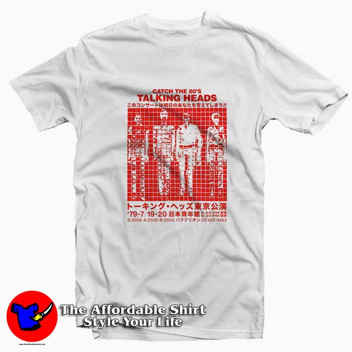 Talking Heads Live Japan Vintage Graphic T-Shirt - Theaffordableshirt