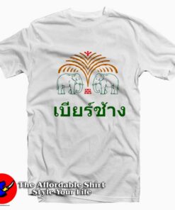 Thai Chang Beer Thailand Elephant Graphic T-Shirt