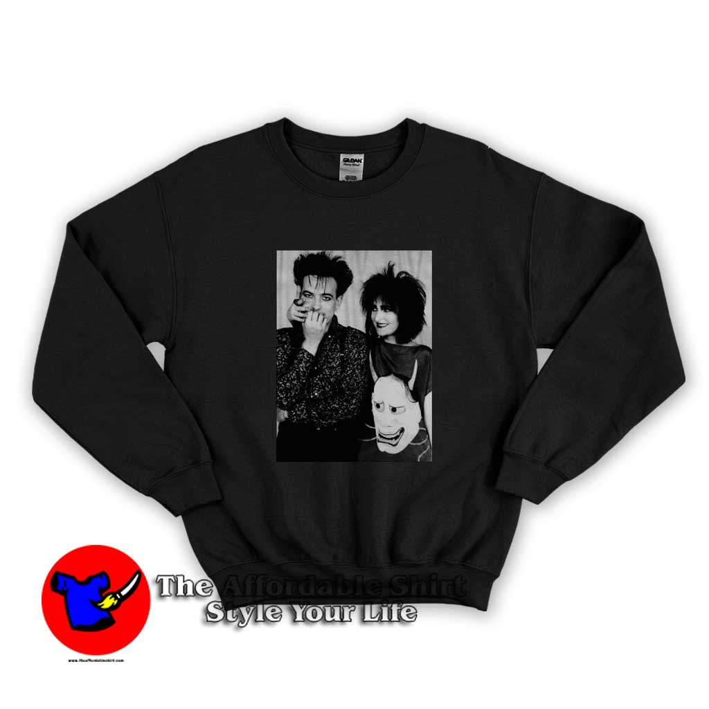 The Cure Robert Smith and Siouxsie Graphic Sweater 510x510 image The Cure Robert Smith and Siouxsie Graphic Sweater 510x510 The Cure Robert Smith and Siouxsie Graphic Sweatshirt On Sale