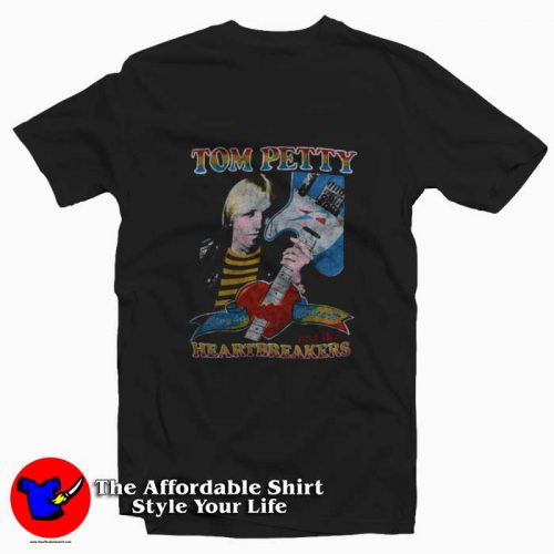 Tom Petty The Heartbreakers Graphic Tshirt 500x500 Tom Petty & The Heartbreakers Graphic T Shirt On Sale