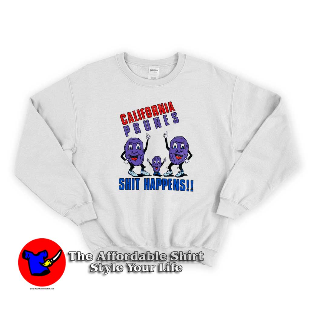 Vintage California Prunes Shit Happens Graphic Sweater 510x510 image Vintage California Prunes Shit Happens Graphic Sweater 510x510 Vintage California Prunes Shit Happens Graphic Sweatshirt On Sale