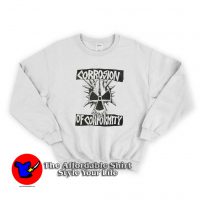 Vintage Corrosion Of Conformity Logo Graphic Sweatshirt